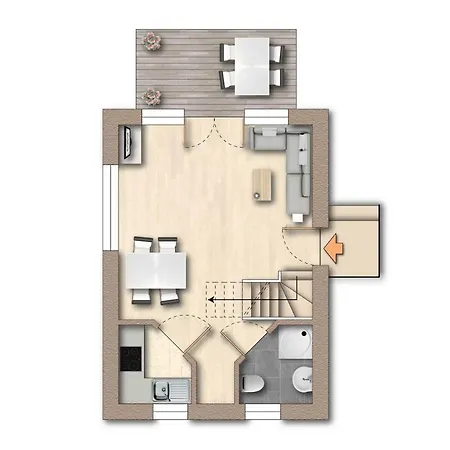 Ferienhaus Buhne 2, Hafen Rankwitz * Krienke